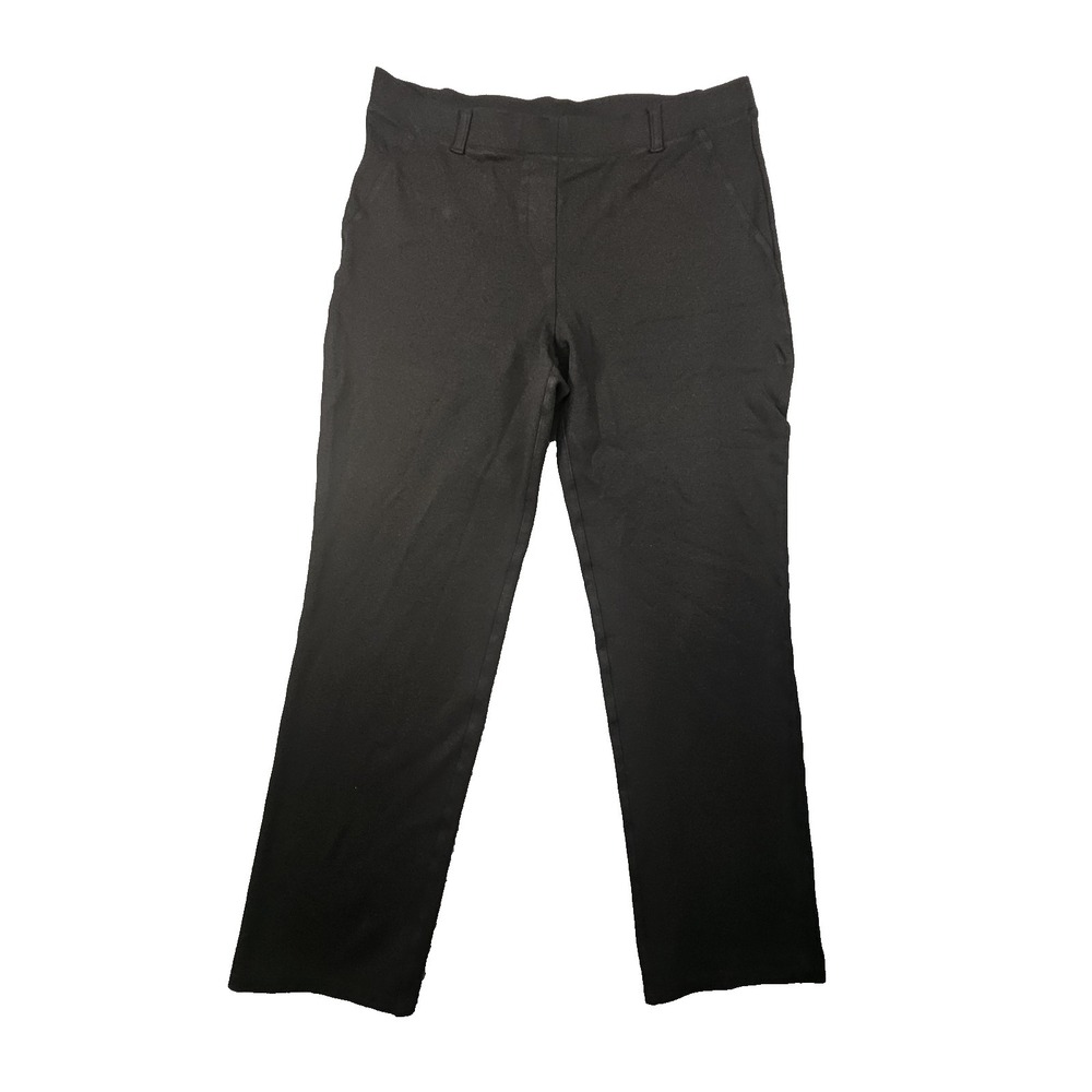 Quince Ultra-Stretch Ponte Straight Leg Pants Womens‎ L High Rise Career Work